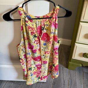 Long Floral Tank Top